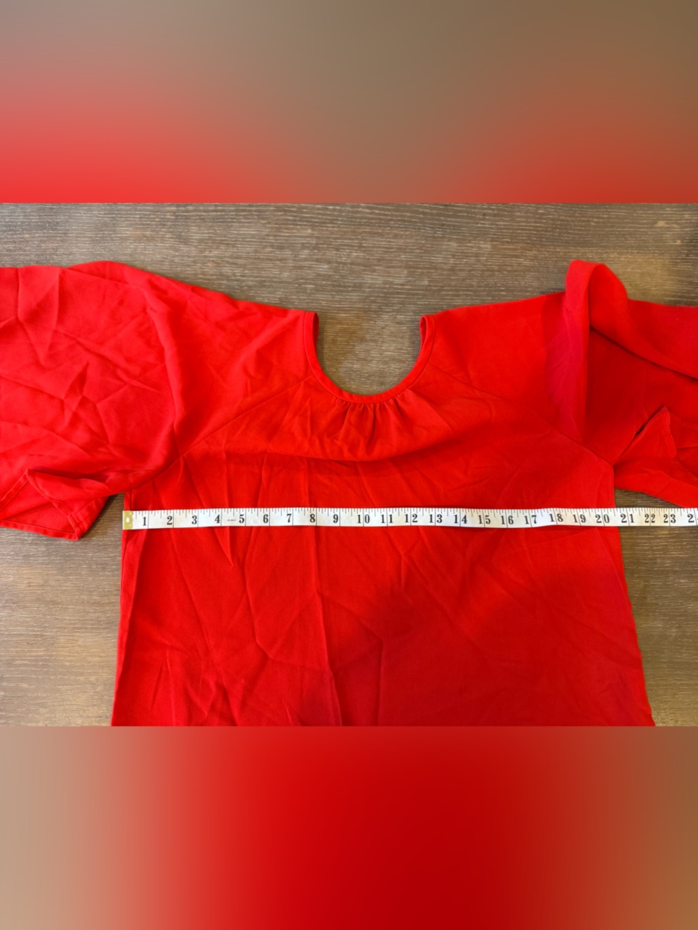 GIANNI BINI Red Flowy Loose fit Top Shirt size XS - Picture 7 of 7